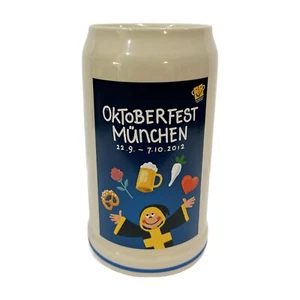 Oktoberfest Munchen 2012 Alemania Stein Rasta 1L, taza de cerveza oficial Oktoberfest - Imagen 1 de 11