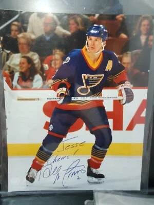 BOGO БЕСПЛАТНО! Эл Макиннис - ХОККЕЙ АВТОГРАФ ПОДПИСАННАЯ ФОТОГРАФИЯ ФАЙЛ ПЕЧАТИ NHL РАМКА - Изображение 1 из 3