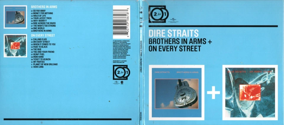 Dire Straits - 2 for 1 - Brothers in arms + On every street (2008) - 2-CD - Bild 1 von 1