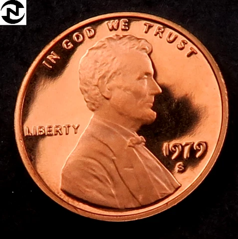 1979-S TYPE 2 Lincoln Memorial Penny Cent (TY2) ~ Gem Proof DCAM ~ 1 Coin Cover