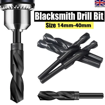 HSS Blacksmith Drill Bits Stepped 14mm - 40mm Shank Bits For Metal Steel Wood - Image 1 of 3