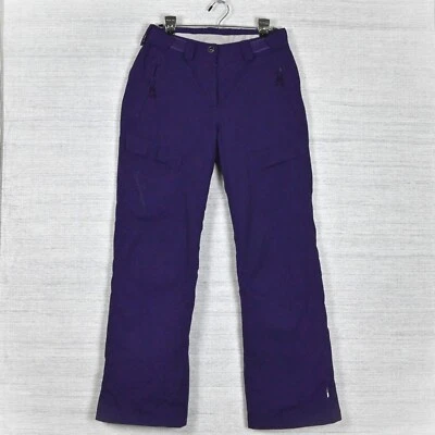 Salomon Clima Pro 10K Snowflirt All Mountain Insulated Ski Snow Pants Purple M - Image 1 of 4