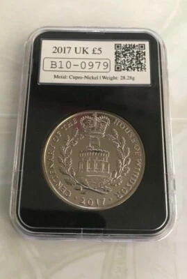 2017 HOUSE OF WINDSOR 5 POUND BRILLIANT UNCIRCULATED BU BUNC DATESTAMP - Image 1 of 4