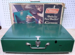 Nice Clean USA Vintage Coleman 413G499 USA Two Burner Camp Stove New Unused? - Picture 1 of 23