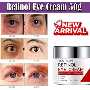 Retinol Eye Cream Instant remove Eye Bags Dark Circles Wrinkle Eye Depuffing NEW - Picture 1 of 7