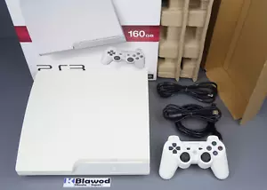 Sony PlayStation 3 PS3 Classic White Console 320GB CECH 3000A Very Good Box F/S - Picture 1 of 24