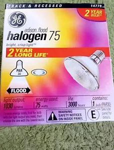 4 X GE 75W Floodlight PAR 30/L Long Neck Tracklight Indoor Spotlight Bulb - Picture 1 of 5