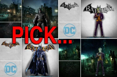 DETOLF DIORAMA POSTER CENÁRIOS~BATMAN:ARKHAM KNIGHT~PARA HOT TOYS 1/6 FIGURAS DC - Imagem 1 de 2