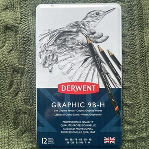 Derwent 34215 Graphic Drawing Pencil - Pack of 12 - Picture 1 of 2