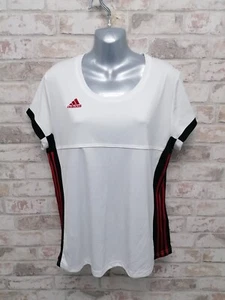 ADIDAS Womens Climalite T-Shirt Top UK XL 20-22 WHITE - Picture 1 of 8