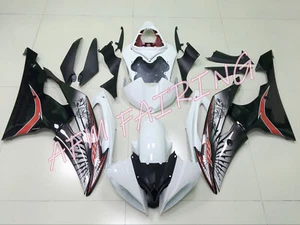 White Black Grey Red ABS Injection Mold Bodywork Fairing Kit for YZF R6 2008-16 - Picture 1 of 13