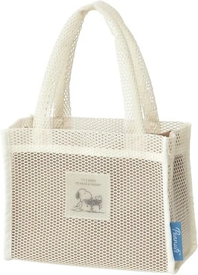Peanuts Snoopy Quilted Mesh Tote with Pouch Polyester, Aluminum, Lunch Bag - image 1 of 4
