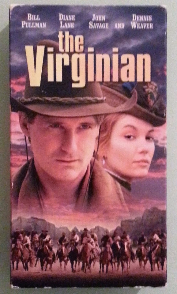 bill pullman  THE VIRGINIAN  diane lane       VHS VIDEOTAPE  - Image 1 of 1
