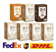7x Instant Coffee Drink So U Thai Tea Cocoa Beverage less calories Slimming
