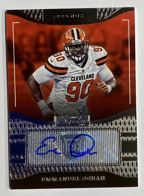 2016 Donruss Signature Series Emmanuel Ogbah Rookie Auto #220 - Image 1 of 4