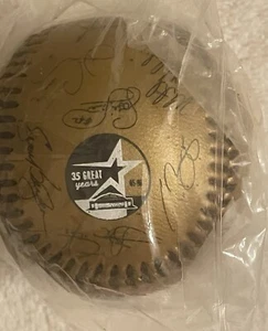 35 Grandes Años Houston Astros Reproducción Firmado Béisbol - Todavía en plástico - Imagen 1 de 4