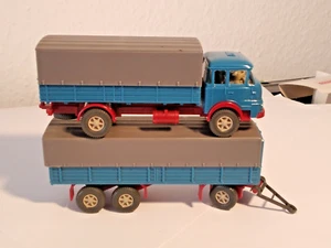 Wiking Modell 1:87 Krupp Planen-Hängerzug mit Pendel-Achsen - Bild 1 von 5