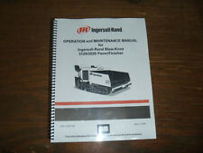 Ingersoll Rand Blaw-Knox 3120 & 3020 Paver Finisher Operator Maintenance Manual