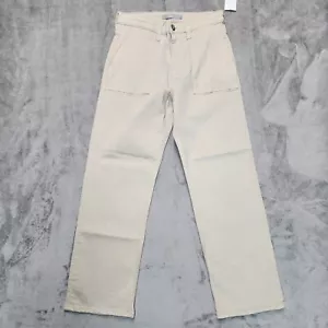 NWT MAVI Jeans Women's Shelia High Rise Pants Beige Straight Leg Size 27 - Picture 1 of 13