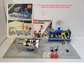 VINTAGE LEGO SPACE 6970 BETA-1 COMMAND BASE 100% PARTS COMPLETE w MANUALS & VGUC