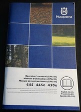 2009 Husqvarna Chain Saw 450 & 455 Rancher Operators Manual P/N 1151381-49 (223)