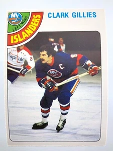 1977-78 Clark Gillies 220 OPC New York Islanders O-Pee-Chee Hockey Card 0209M - Picture 1 of 4