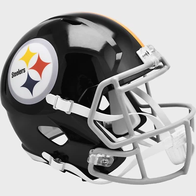 Casco de fútbol americano réplica PITTSBURGH STEELERS 1963-1976 NFL Riddell THROWBACK Foto 1 de 3
