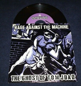 RAGE AGAINST THE MACHINE RECORD THE GHOST OF TOM JOAD 7" ULTRA RARE! PURPLE VNYL - Picture 1 of 3