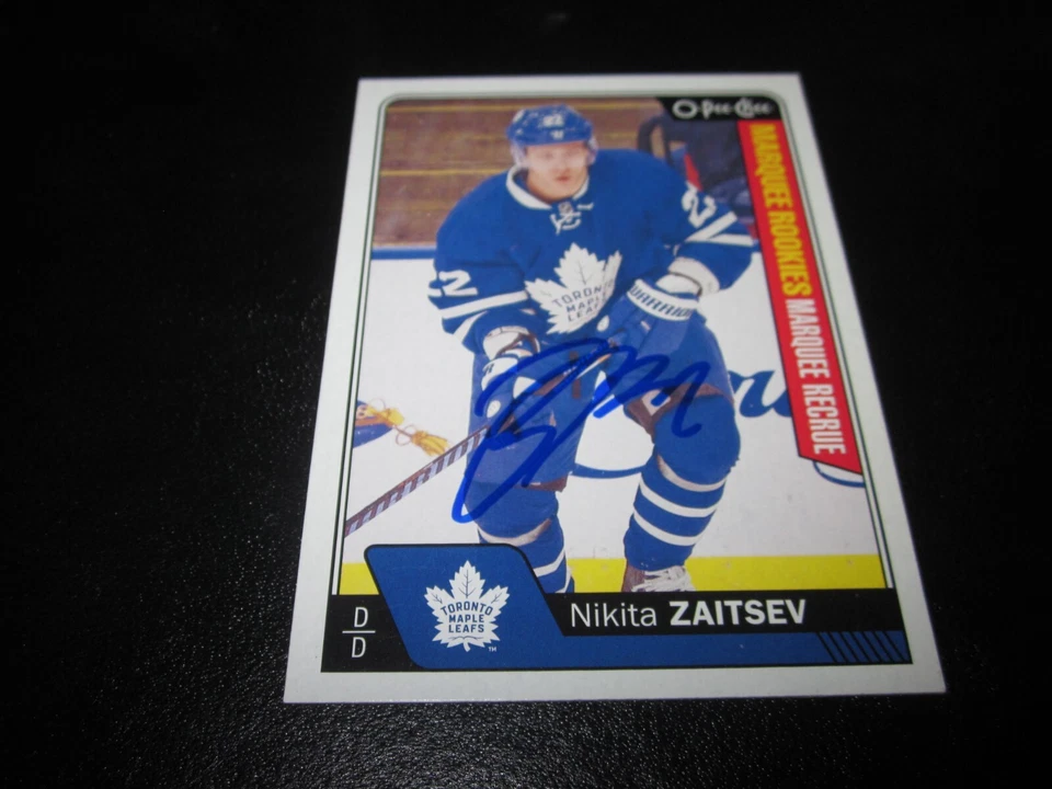 NIKITA ZAITSEV AUTOGRAPHED SIGNED 2017 O-PEE-CHEE MARQUEE ROOKIE CARD  # 680 - Image 1 of 1