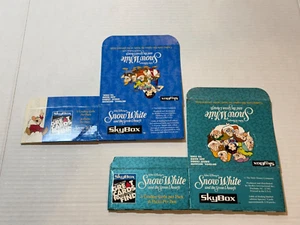 SKYBOX DISNEY SNOW WHITE SERIE 1 E 2 CARTE COLLEZIONABILI SCATOLE VUOTE - Foto 1 di 4