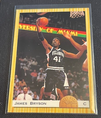 1993 Clasic Draft Card # 17 James Bryson Villanova/Free Agent - Image 1 of 2