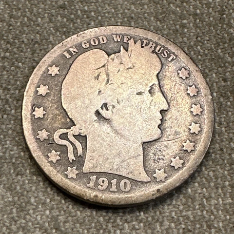 1910 D Barber Quarter #2 Cover