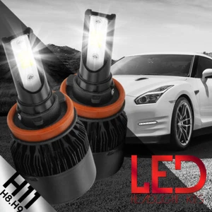 XENTEC 8000LM 80W H11 H9 H8 LED Headlight Kit Bulbs Pair 6000K Xenon White - Picture 1 of 12
