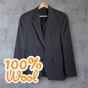 RALPH LAUREN Mens Blazer Sport Coat Two Button 1-Vent Jacket 38S Gray Wool Suit - Picture 1 of 12