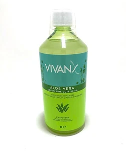 Aloe Vera 1L Concentrato 99,5% Integratore Purifica L'Organismo prodotto ITALIA - Foto 1 di 12