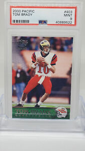  Tom Brady 2000 Pacific  RC # 403 PSA MINT 9 PATRIOTS BUCCANEERS