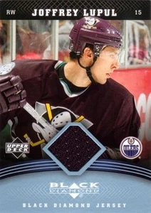 JOFFREY LUPUL 2006-07 Upper Deck Black Diamond Game Used Jersey Patch #JJL - Picture 1 of 2