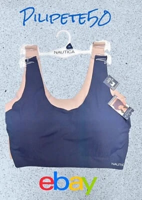 PACK DE 2 SUJETADORES NÁUTICA SALÓN ÍNTIMO TALLA 2XL CORTE LÁSER -NT6265 - ¡HERMOSOS! Foto 1 de 4