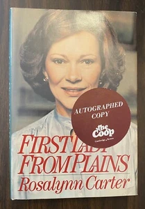 1984 First Lady From Plains Rosalynn Carter Autographed Book Harvard The Coop - Imagen 1 de 12