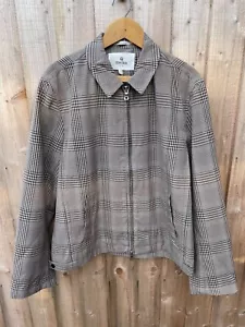 Melka check harrington Zip Jacket Overshirt LGE brand new with tags RRP £165 - Picture 1 of 3
