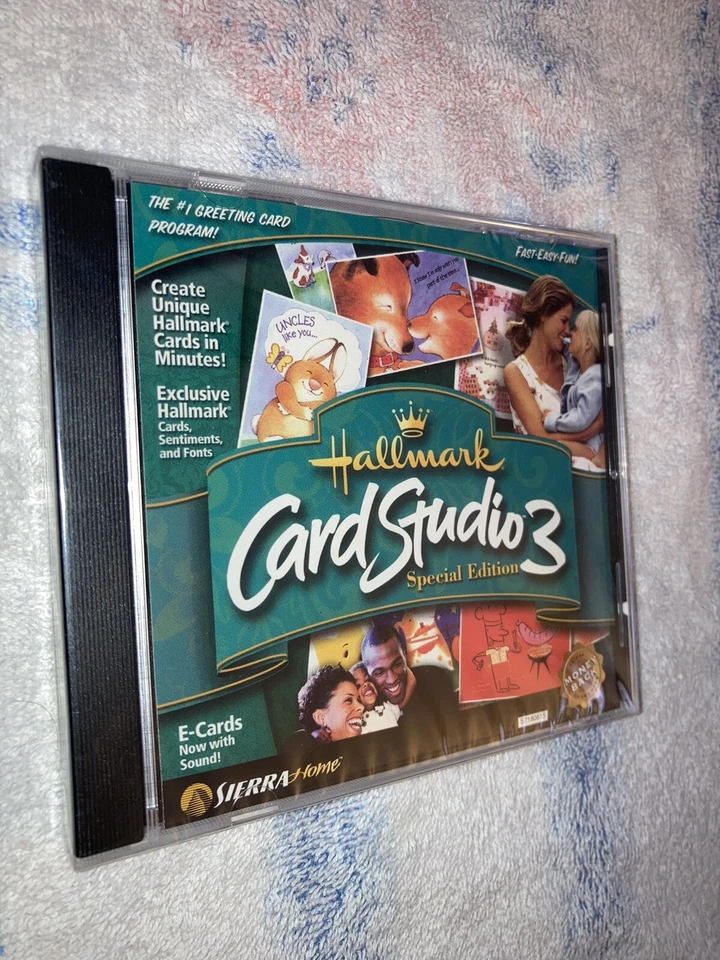 Hallmark Card Studio 3 Special Edition PC CD Design Greetings Windows NOS New - Image 1 of 4