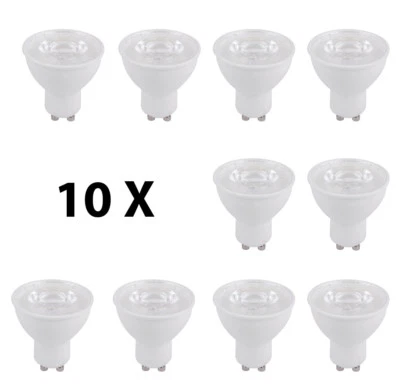 LED Bulbs GU10 Spot Lamp 6W No Flicker 540Lm Warm Cool White Spotlight Downlight - Image 1 of 4