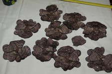 New listing
applique beaded lace 8 pieces black pink