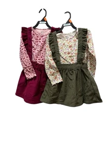 Carter's Child of Mine Kleinkind Mädchen 2-teiliges Kleid, mehrfarbig Größe 4T Menge 2 - Bild 1 von 8