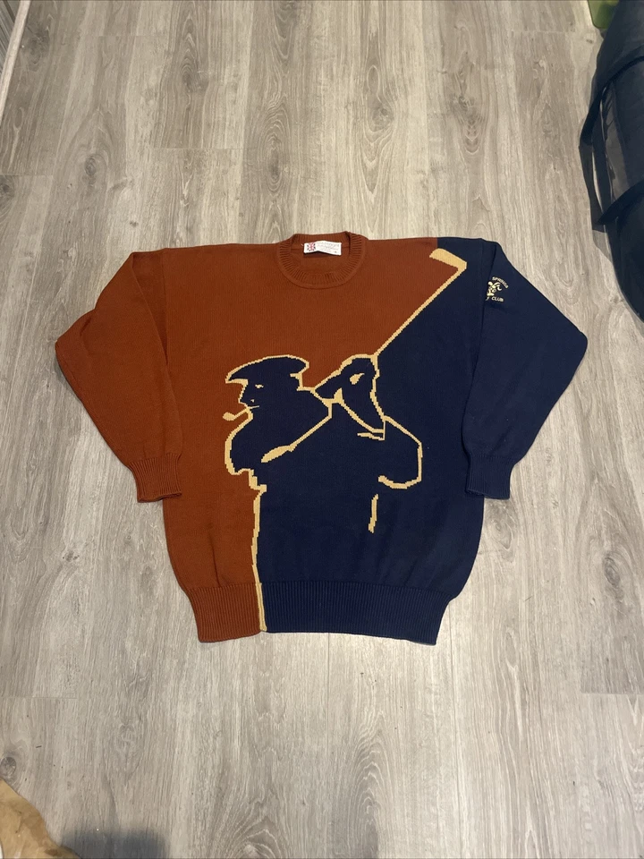 Suéter de Golf SLAZENGER Raro Colección Tienda de Golf 100% Algodón Vintage Años 90 Talla XL Foto 1 de 4