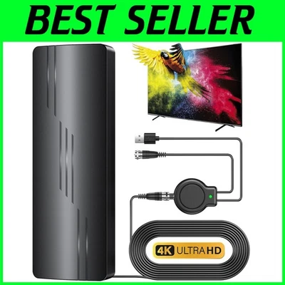 Advanced Waterproof TV Antenna with 33FT Cable - Perfect for 4K & 1080p Viewing - Image 1 of 4