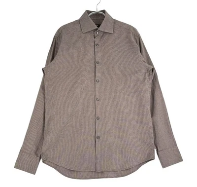 Hugo Boss Uomo Casual Camicia A Maniche Lunghe Taglia M - 39 - 15 1/2 - Immagine 1 di 4