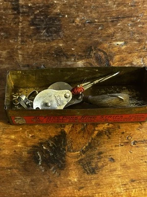 Винтажные приманки и контейнер Al Foss - Изображение 1 из 4