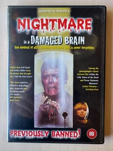 Nightmare In A Damaged Brain (1981) - 2002 Screen Entertainment DVD - Picture 1 of 5