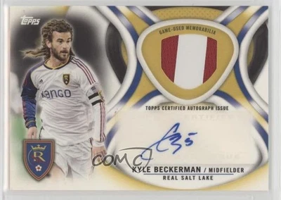 2013 Topps MLS Auto Relics Gold /50 Kyle Beckerman #AR-KB Auto - Image 1 of 2